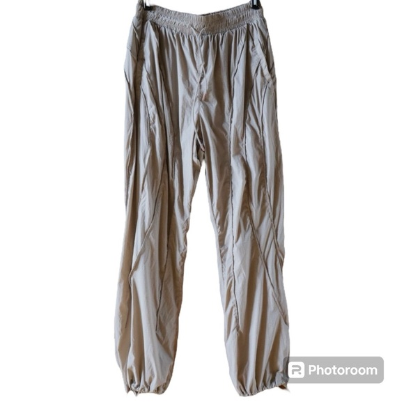 FP Movement by Free People Pants - Free People Movement Tan Cargo Parachute Pants - Size Small
